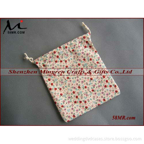 Wholesale Cotton Fabric Drawstring Bag,Small Drawstring Bags